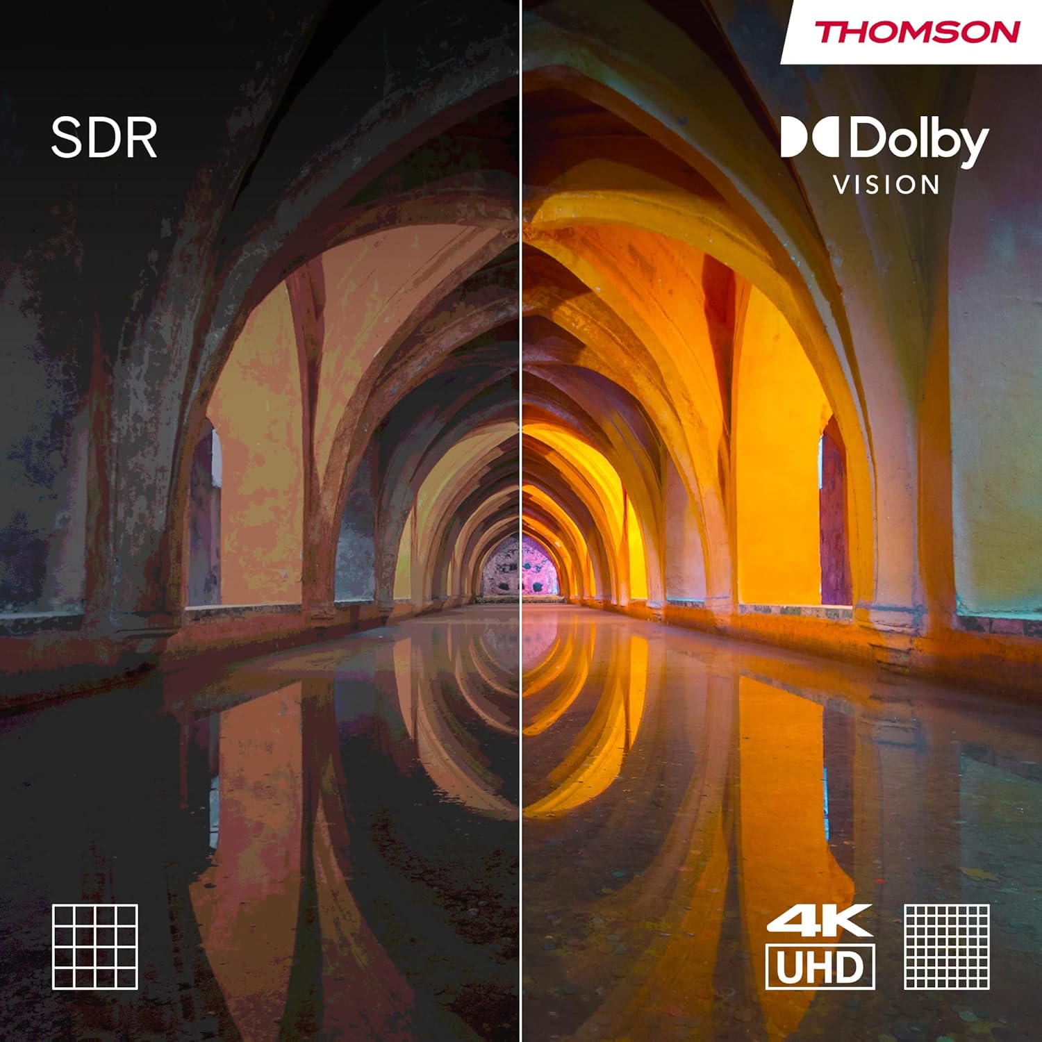 Comparison of SDR and Dolby Vision picture quality