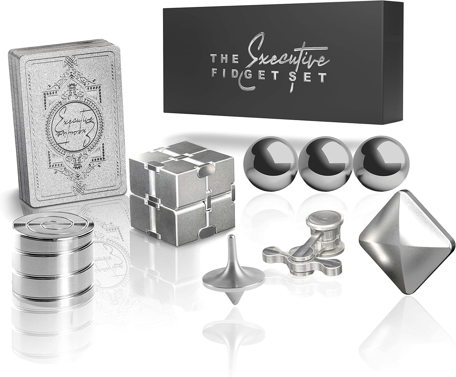Buy The Executive Fidget Set Classy Metal Fidget Toys for Adults