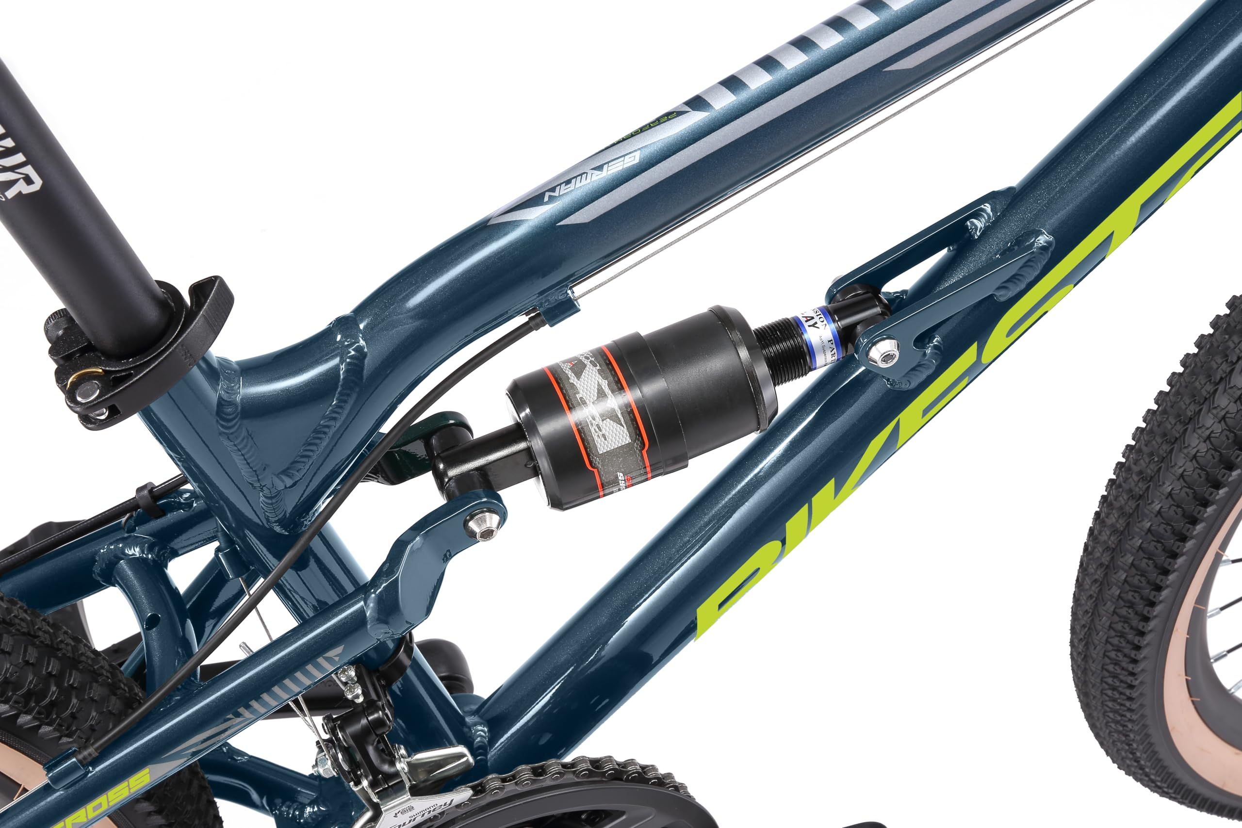 BIKESTAR Bicicleta de montaña de Aluminio Suspensión Doble Bicicleta Juvenil 24 Pulgadas de 9 años | Cambio Shimano de 21 velocidades, Freno de Disco | niños Bicicleta