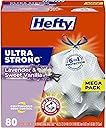 Hefty Ultra Strong Tall Kitchen Trash Bags, Lavender & Sweet Vanilla Scent, 13 Gallon, 80 Count