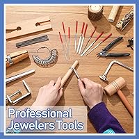 Vista 7 de Jewelers - Juego de herramientas que incluye marco de sierra de joyero, abrazadera de banco de pines, lima de aguja de diamante, abrazadera