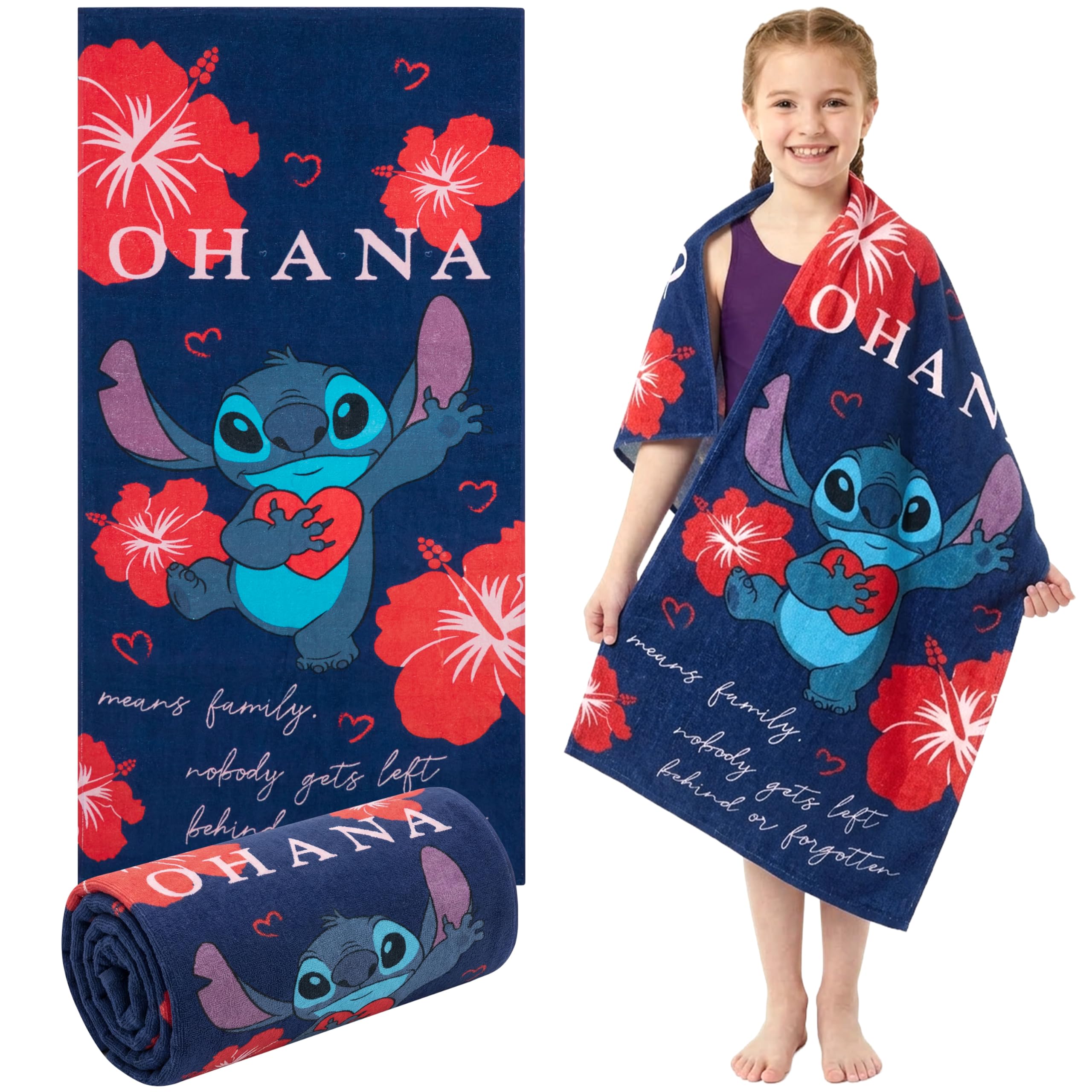 Amazon.com: Disney Stitch Beach Towel Kids Toddlers Quick Dry