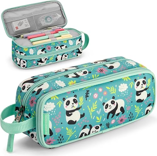 Miniatura 8 de Estuche para lápices Choco Mocha para niños, estuche con cierre suave para niños, estuche para lápices para niños para la escuela, bolsa de lápices