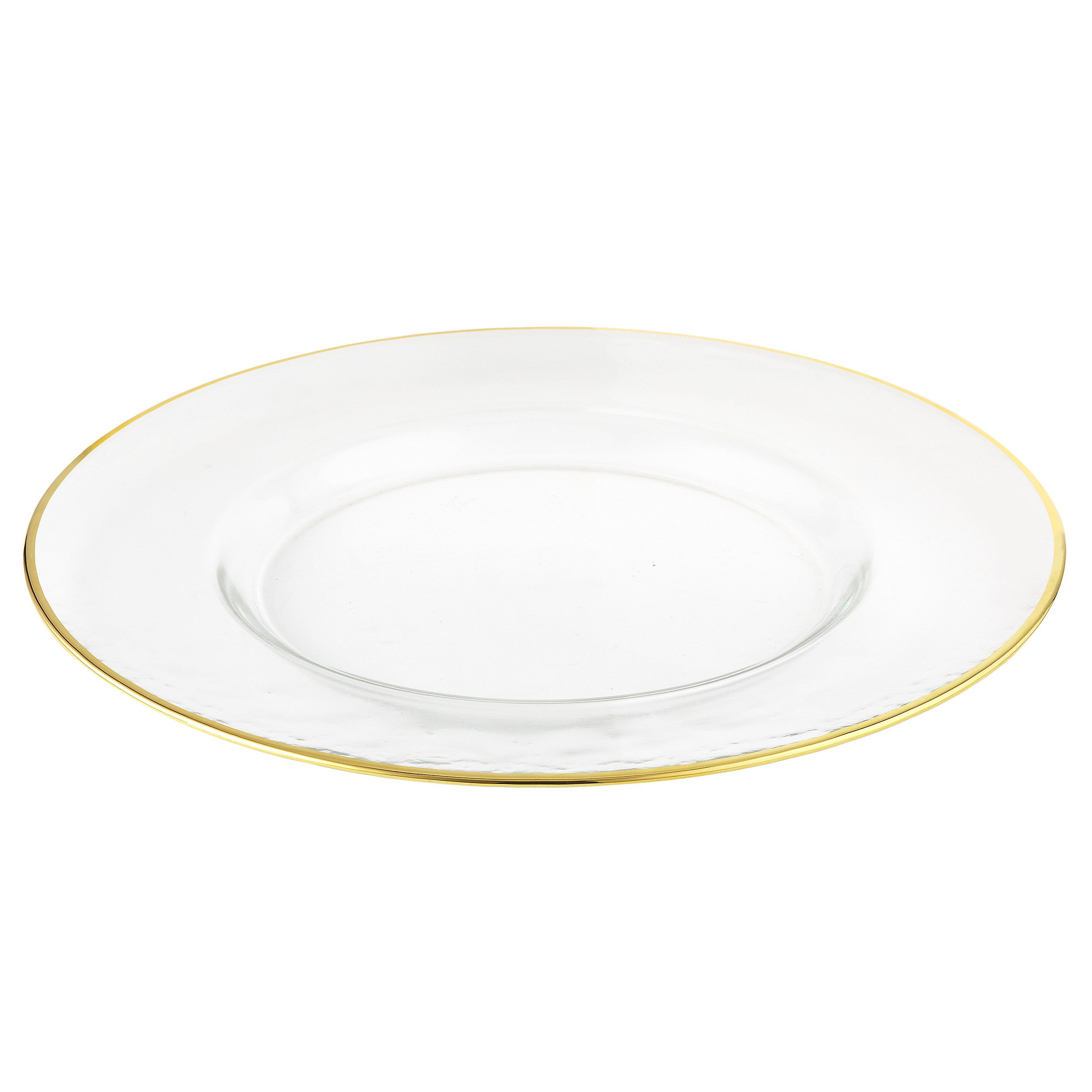 Elegance Charger Plates, Gold Large
