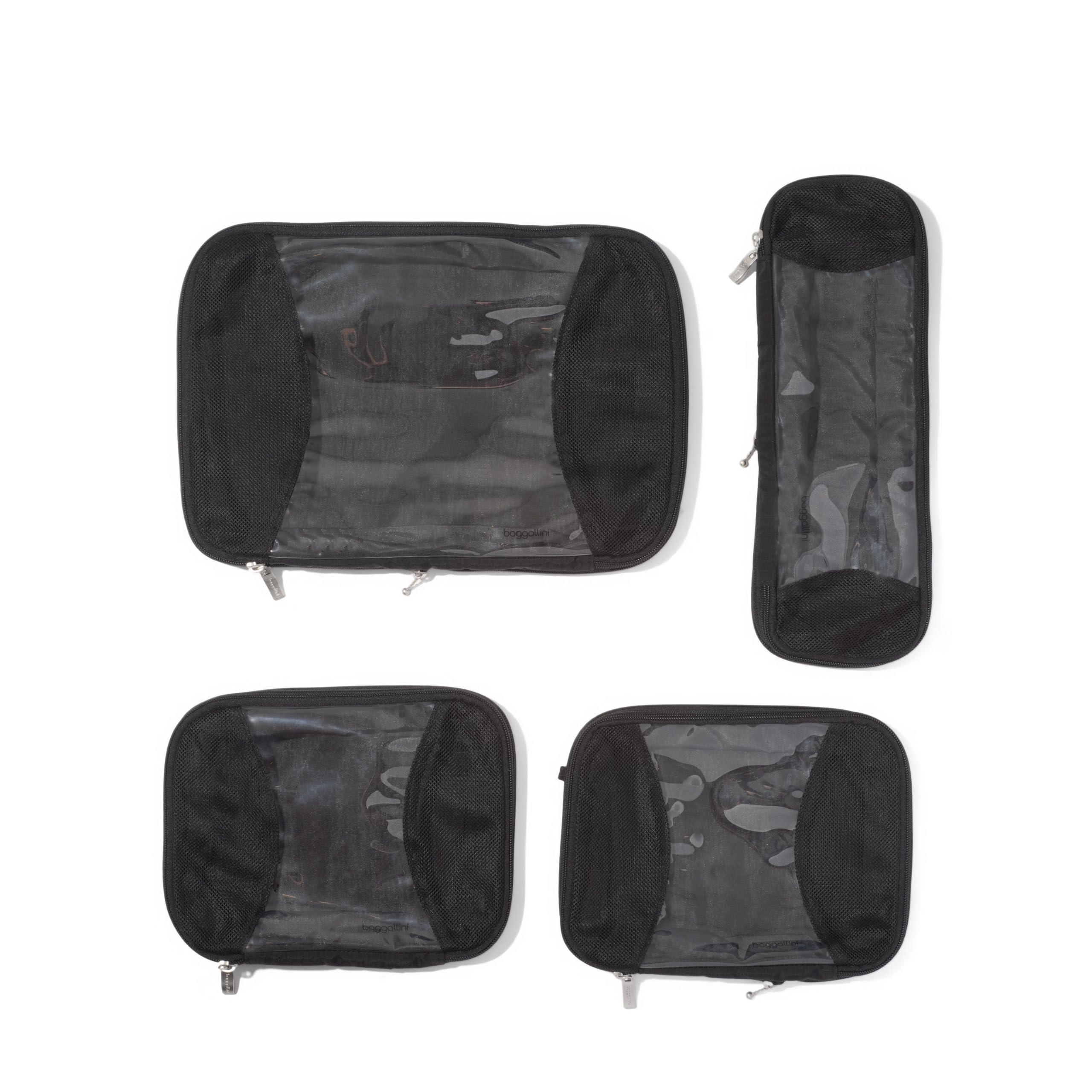 Baggallini Compression Cube 4-piece set - Lightweight Compression Packing Cubes for Travel