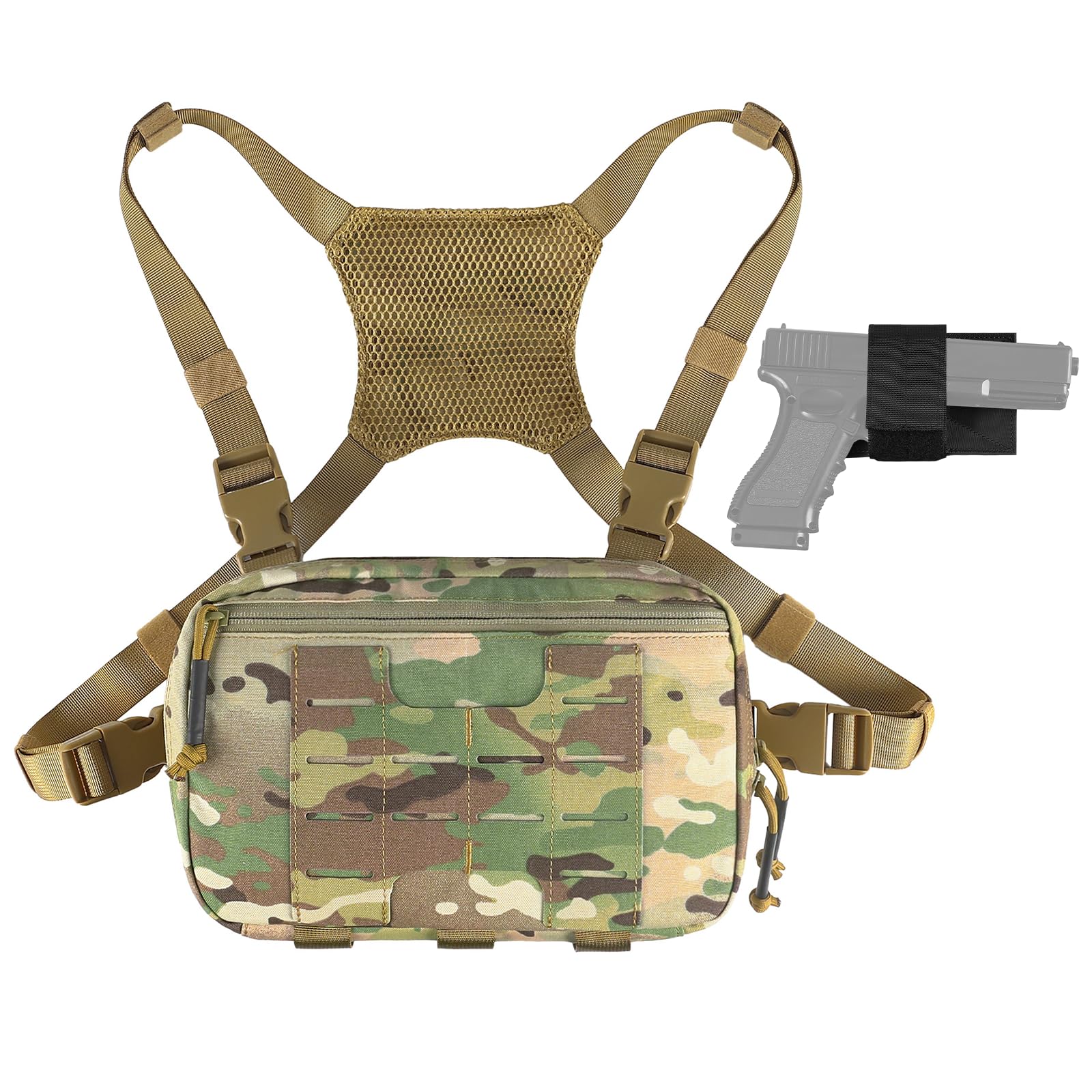 Amazon.co.jp: VOTAGOO GEAR タクティカルチェストパック 2L