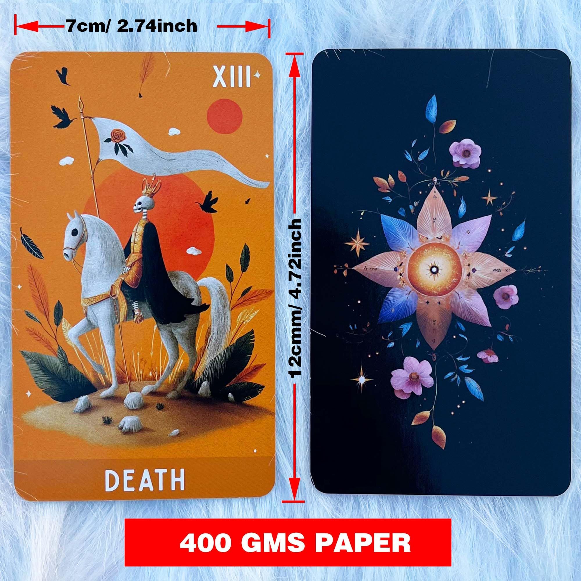 Pastel Dreams Tarocchi Deck, Tarocchi Carte per Principianti, 78 Tarocchi Pastello Morbido con Guida Generale, Delicata Arte Intuitiva, Lettura Stregoneria Divinazione Strumento
