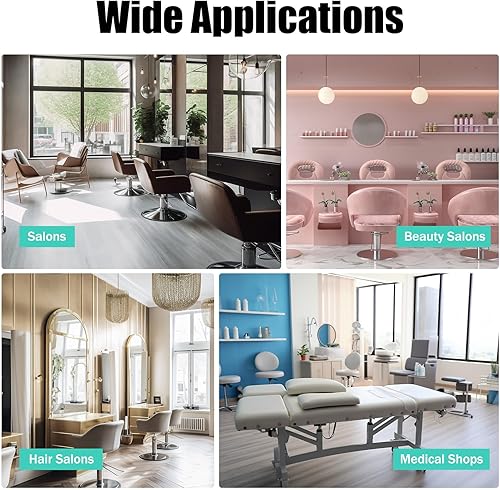 Miniatura 5 de OUKANING Soporte de carrito de salón de belleza, soporte para carrito rodante, bandeja de almacenamiento para instrumentos de belleza, 27.5 pulgadas