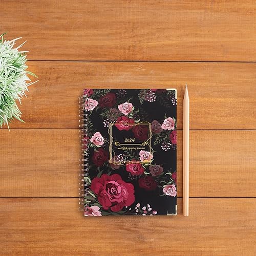 Miniatura 3 de MAGICLULU Calendario 2024, planificador de horario, planificador, agenda de oficina, cuaderno de citas, agenda de citas, cuaderno, calendario, bloc