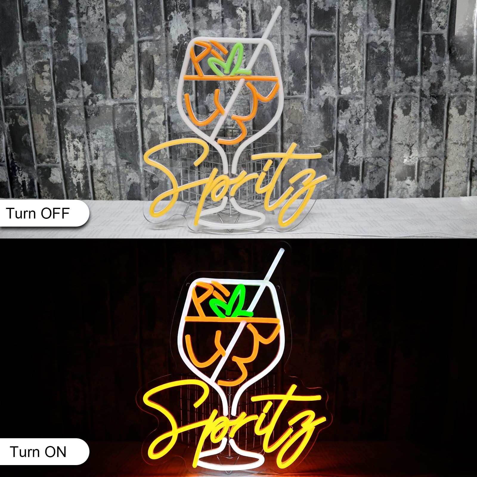 Cocktails Neon Schild Trinken Led Neon Schild Wand Bar Neon Sign Drink Led Schild für Bier Bar Cafe Store Party Getränkeladen Pub Club Dekor Store Business Man Cave Spielzimmer