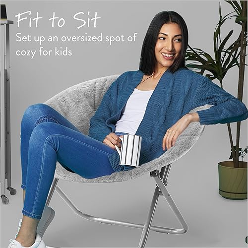 Miniatura 5 de Urban Shop - Plato de piel sintética con estructura de metal