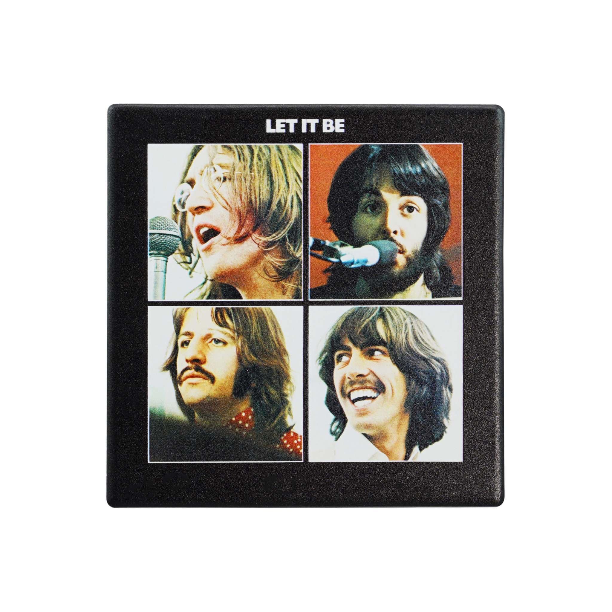 Half Moon Bay | The Beatles | Let It Be Album Cover | Square Ceramic Drinks Coaster | Official Merchandise | Record Desk, Home Pub & Workshop Mat | Father’s Day 2026 Gift for Dad