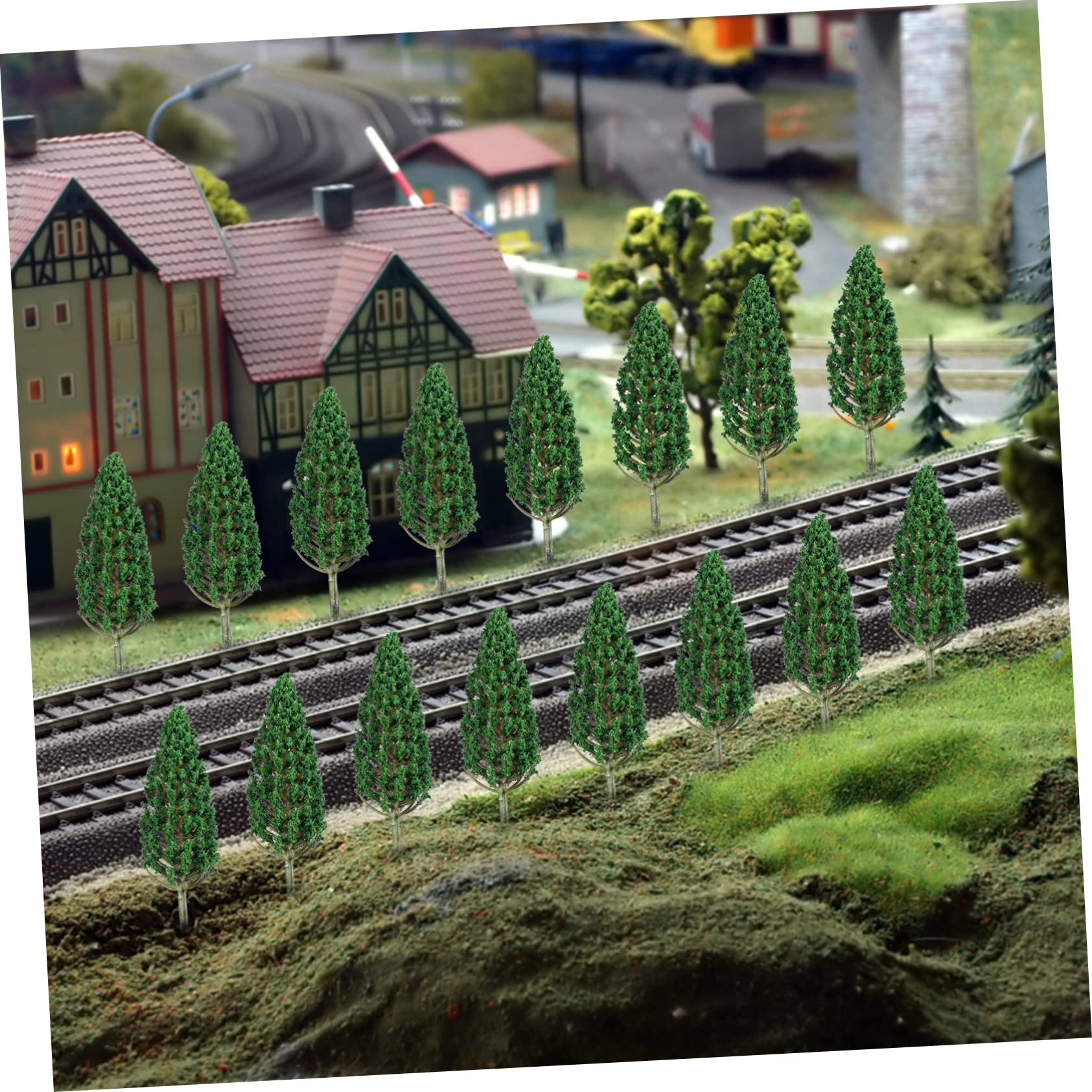 NUOBESTY 120pezzi Modellistici Realistici Per Decorazioni Diorama e Paesaggio Per e