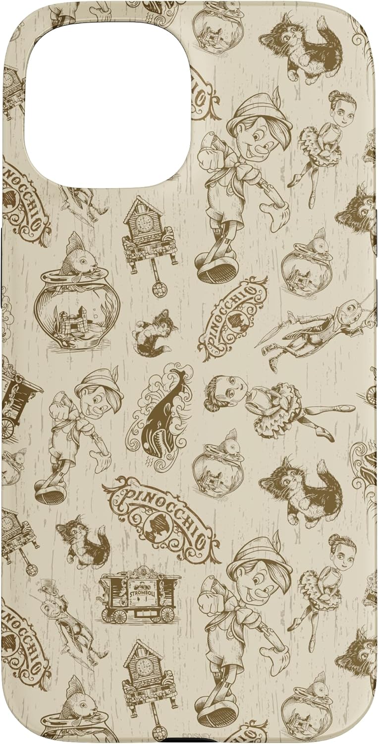 iPhone 11 Pro Max Disney Pinocchio Character Pattern Case