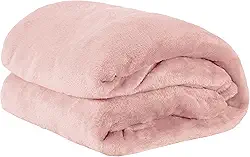 Manta Cobertor Andreza Queen Soft - Macia e Anti alérgica (Rosa)