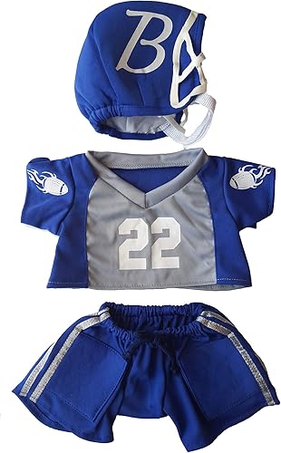 Traje de uniforme de fútbol para la mayoría de los osos de peluche de 14 a 18 pulgadas y haz tus propios animales de peluche