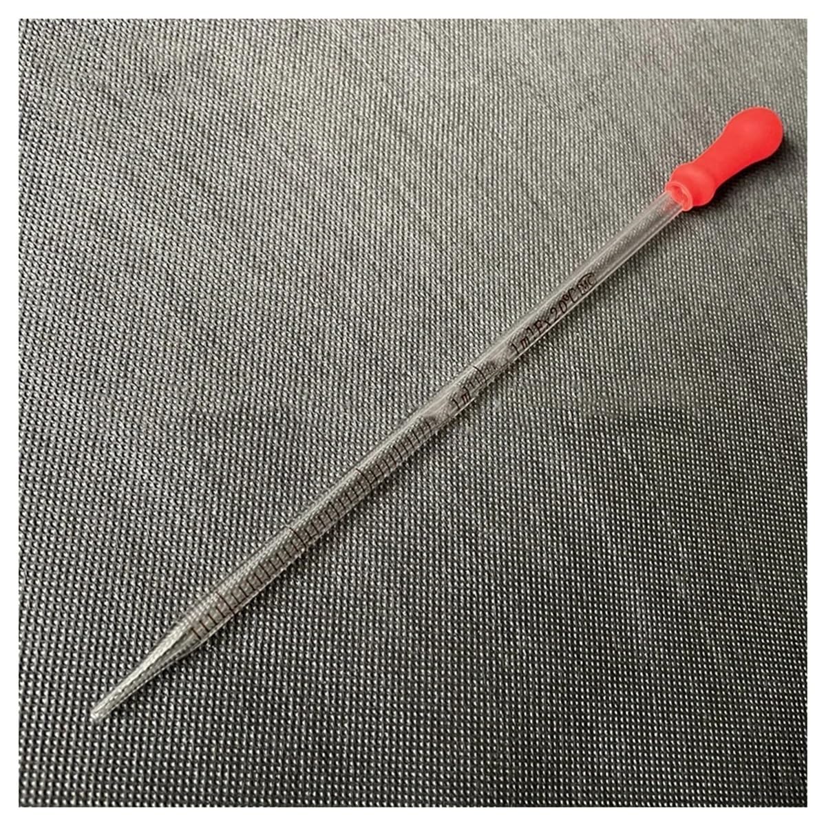 Szklana pipeta transferowa, Zakraplacz ze szkła borokrzemianowego z gumową gruszką 0,5–10 ml, wiele rozmiarów(1ml 20pcs)