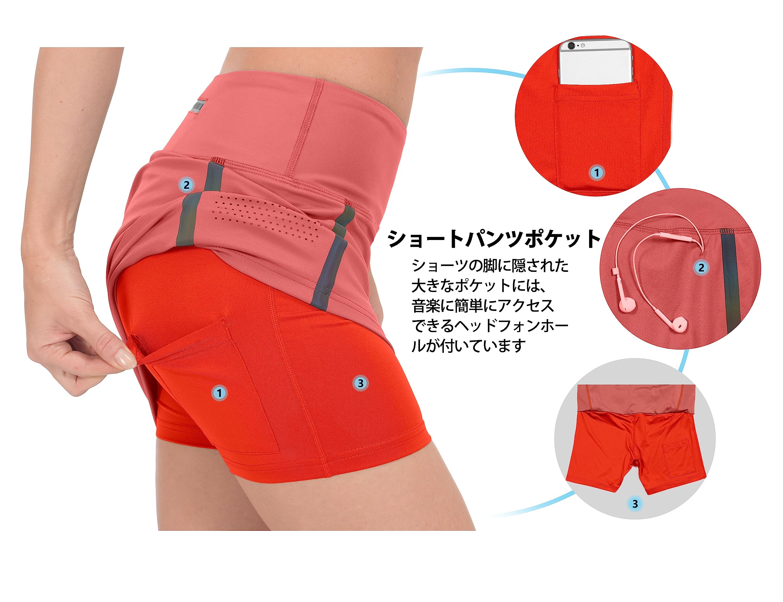 Little Donkey Andy ゴルフウェア スカート インナーパンツ Amazon.co.jp: [Little Donkey Andy] ゴルフウェア スカート