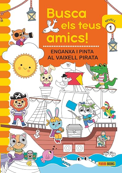 BUSCA ELS TEUS AMICS! ENGANXA I PINTA AL VAIXEL PIRATA