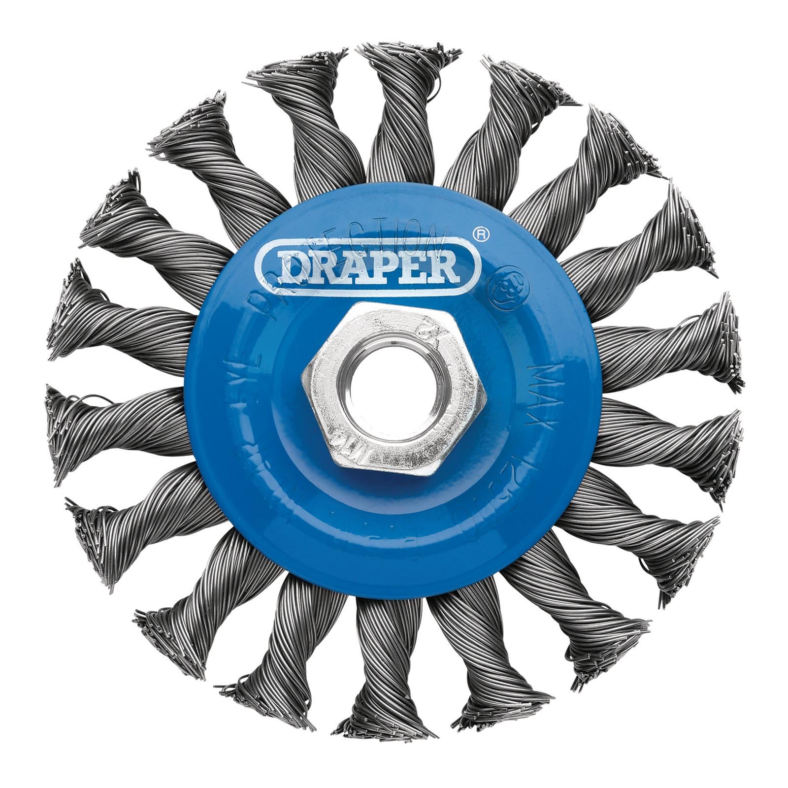 Draper Twist Knot Flat Wire Wheel Brush