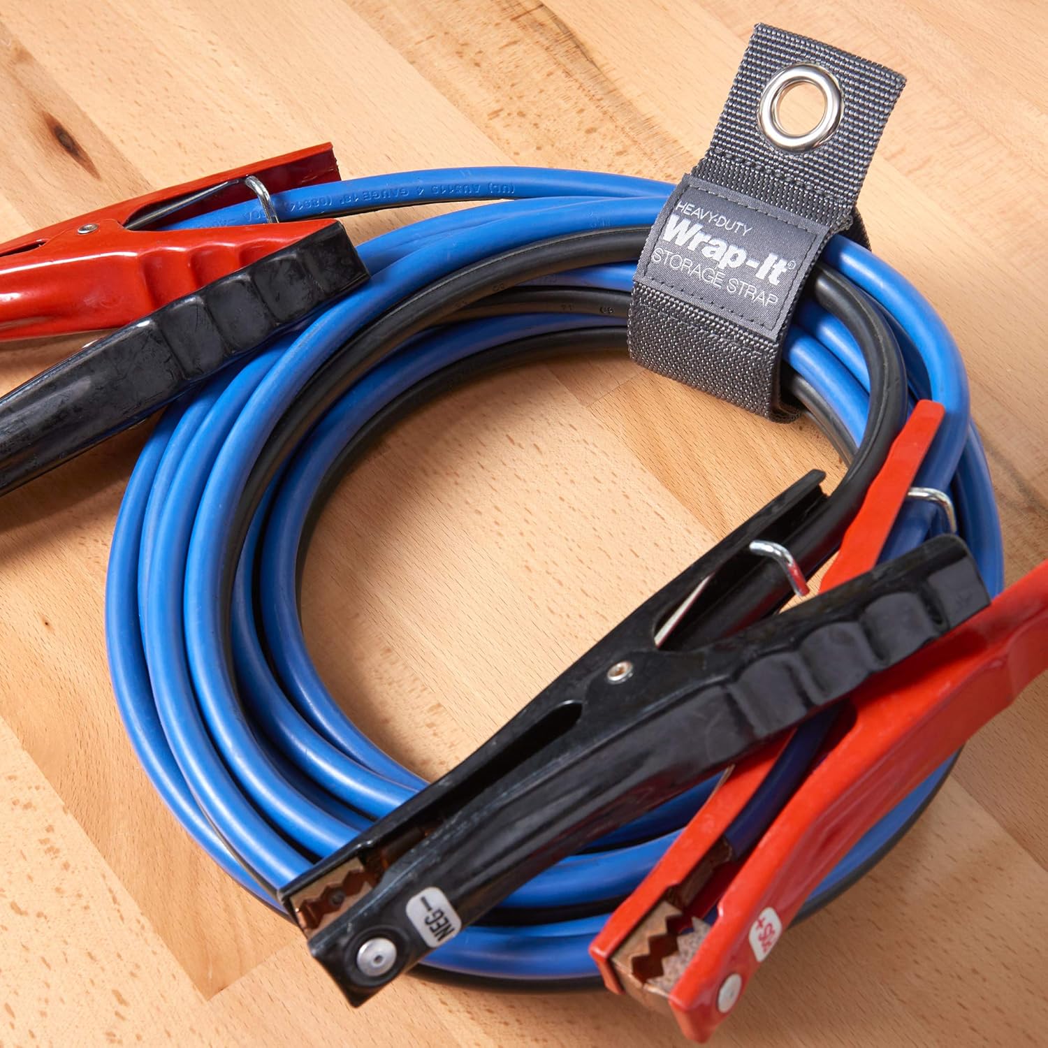 Heavy-Duty Wrap-It Storage Straps - Assorted 10-Pack (Graphite Gray) - Hook and Loop Storage Strap, Extension Cord Organizer, Hose, Cable Straps, Rope Organizer, Electrical, Hose, Garage Wall Hanger