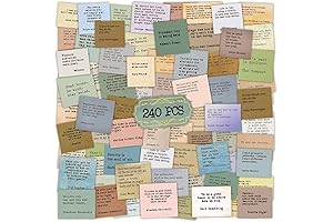 240PCS Vintage Motivational Sticker Quotes for Journaling