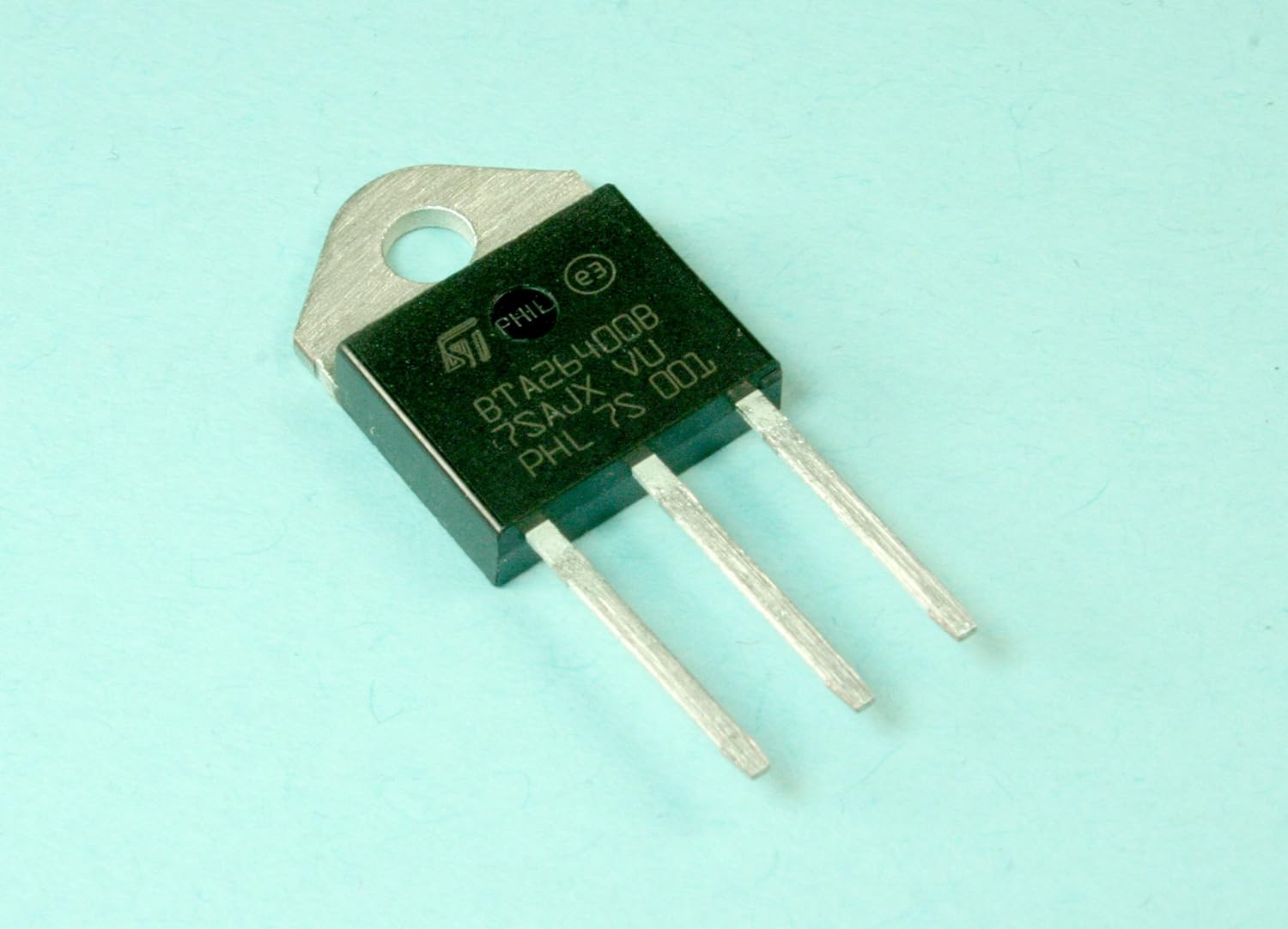 (SY #57) 2pcs ST Microelectronics BTA26-400B Triac 400V 25A TOP3 (TO-247)