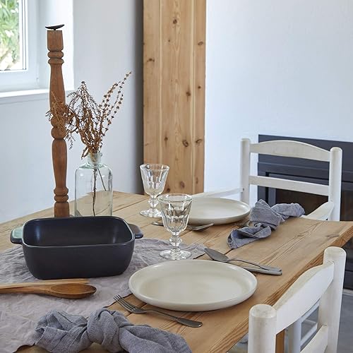 Miniatura 8 de Casafina Panadero cuadrado de cerámica de 12 pulgadas, colección Pacifica, alcachofa (verde)  Utensilios para hornear aptos para horno y