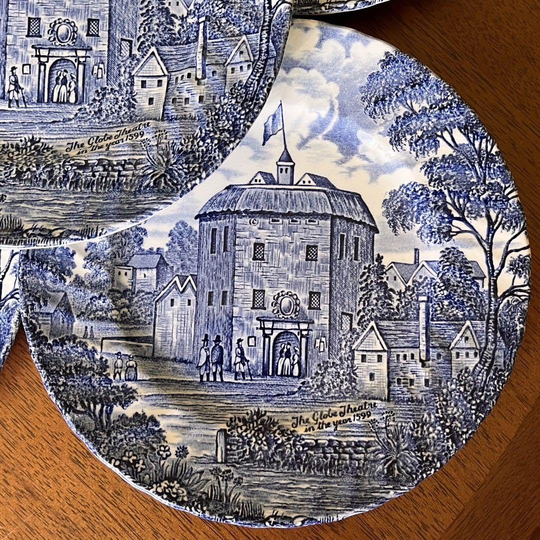 【英国ビンテージ】リッジウェイ★シェイクスピアカントリー★プレート5枚 Amazon.co.jp: 英国ビンテージリッジウェイシェイクスピアカントリー