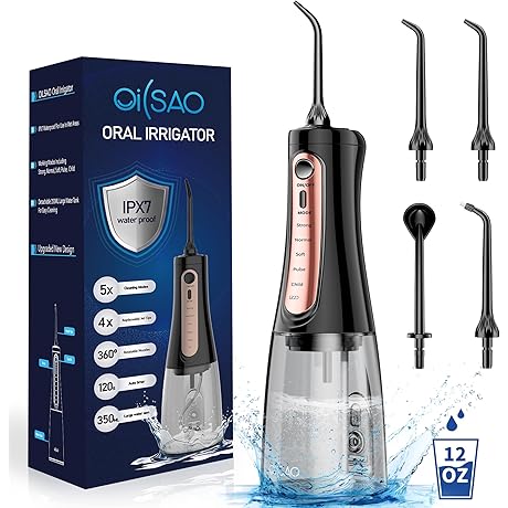 Wellfine Teeth Water Flosser Cordless - Professional Dental Flossing for Optimal Oral Hygiene