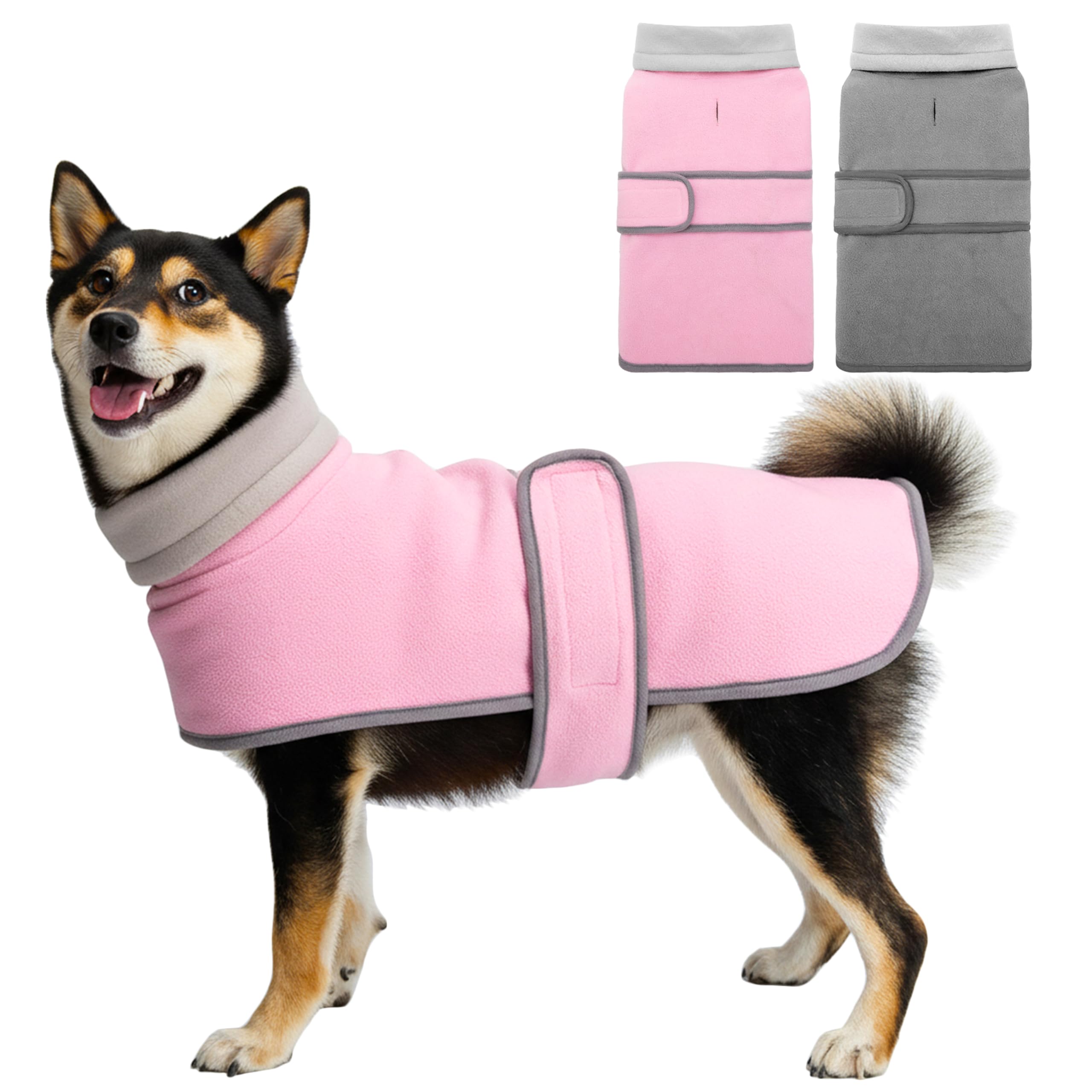 Suéter cálido para perros pequeños medianos grandes abrigo invierno cuello alto