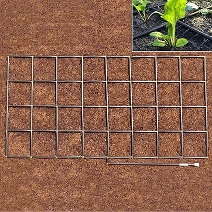 Amazon Com Garden Grid Watering System Preassembled Drip Irrigation Soaker Hose Sprayer Style Kit In One Raised Beds Planters Containers Square Foot Gardening 4x8 44 X88 Garden Outdoor