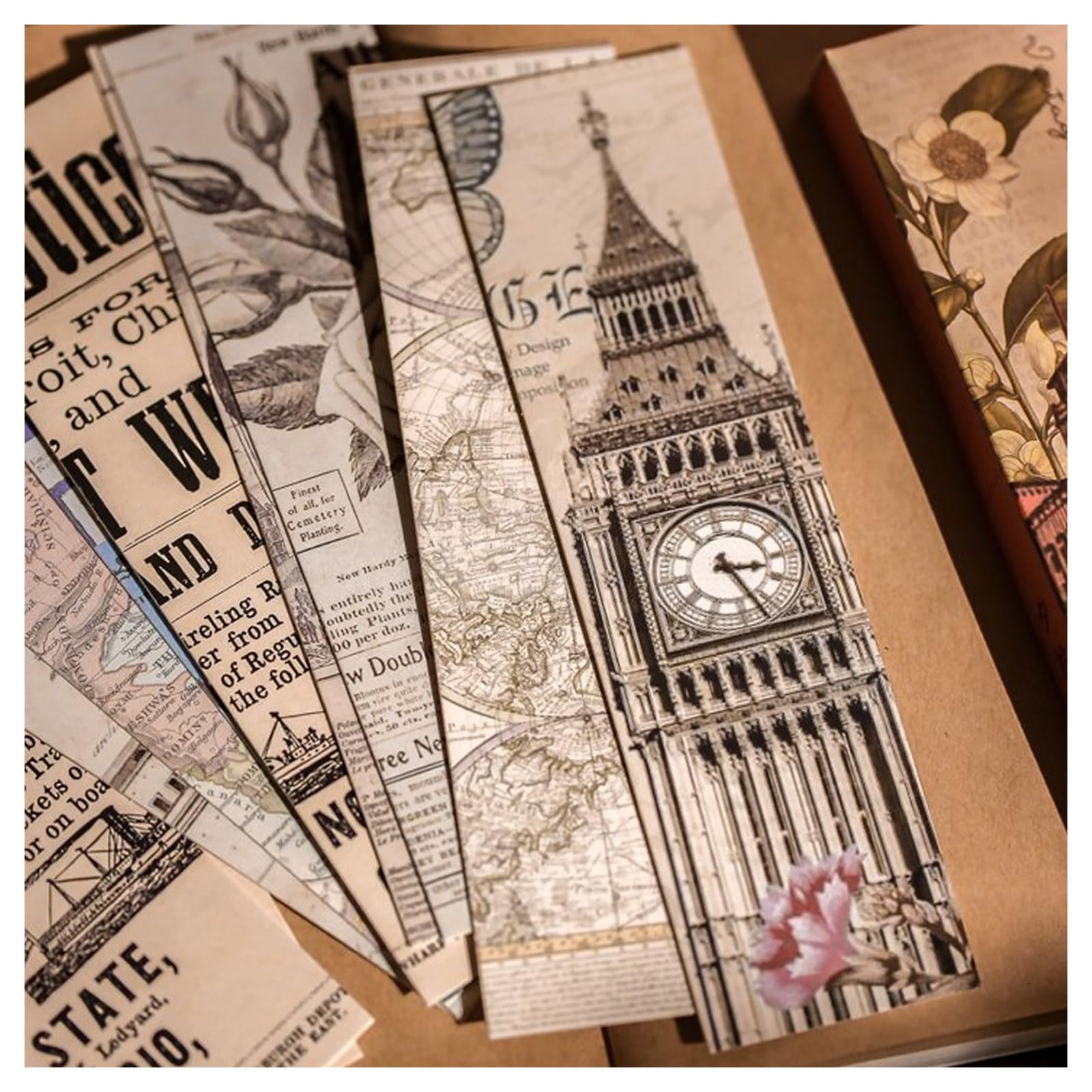 Amazon.com : Vintage Retro Style Bookmarks, 30PCS (The Past