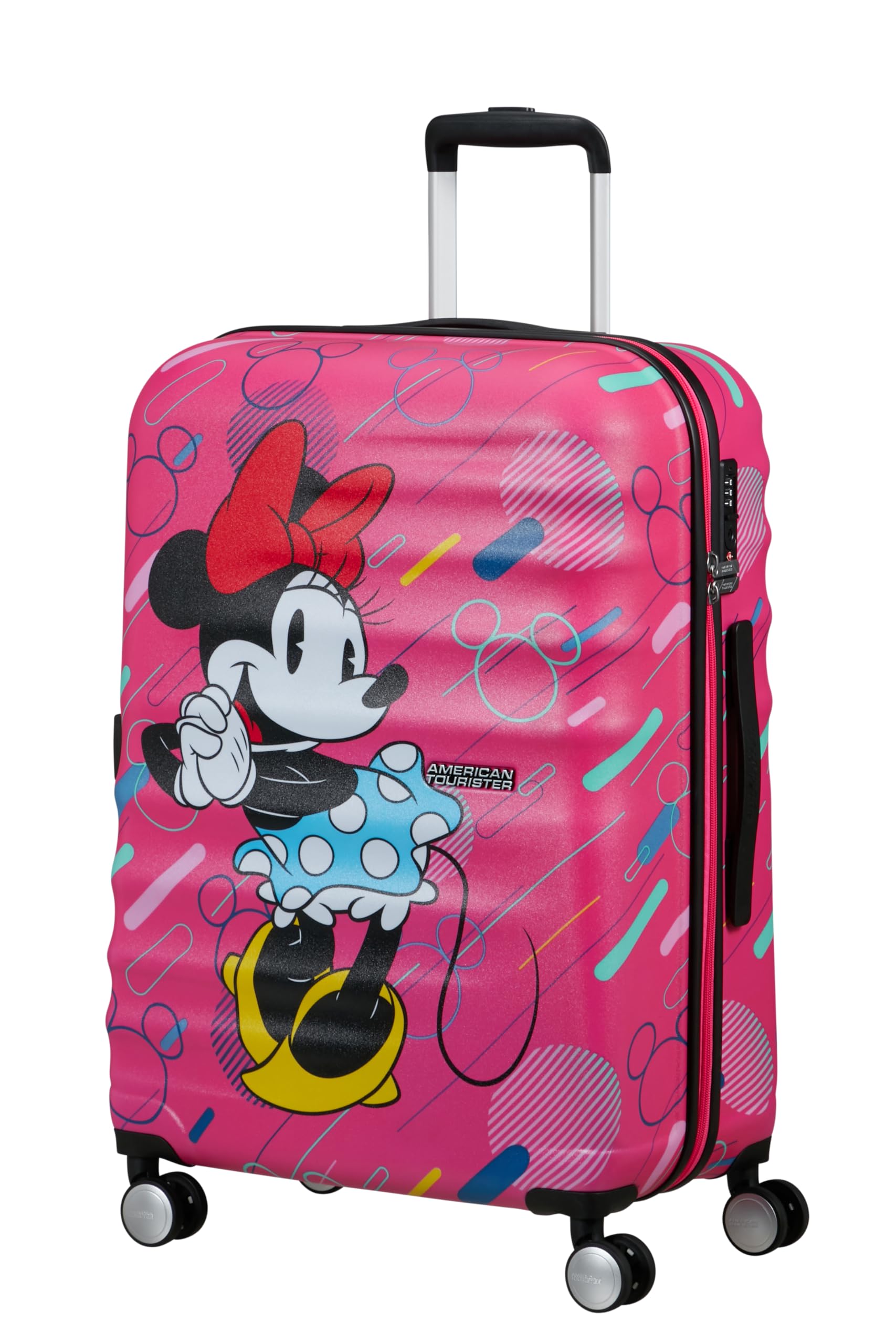 American Tourister Wavebreaker Disney Suitcase, Suitcase (67 cm - 64 L), Minnie Future Pop, Koffer (67 cm - 64 L), Suitcase