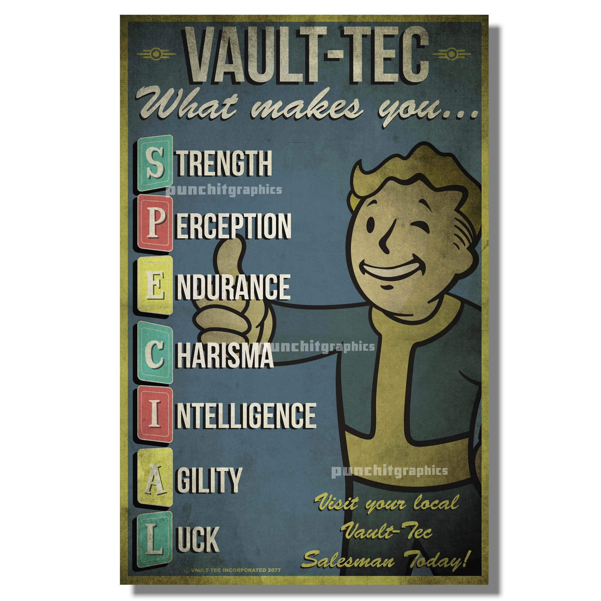 punchitgraphics Vault-Tec SPECIAL Original Art Print 11x17
