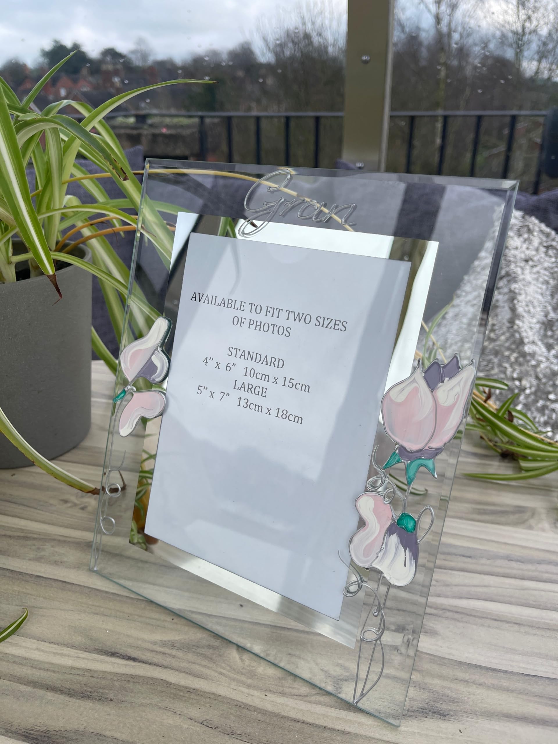 Gran Photo Frame Portrait (Sweet Pea) Large 5" x 7"