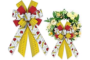 Charming Back to School Wreath Bows - Adorn Classrooms and Homes with Whimsical Flair