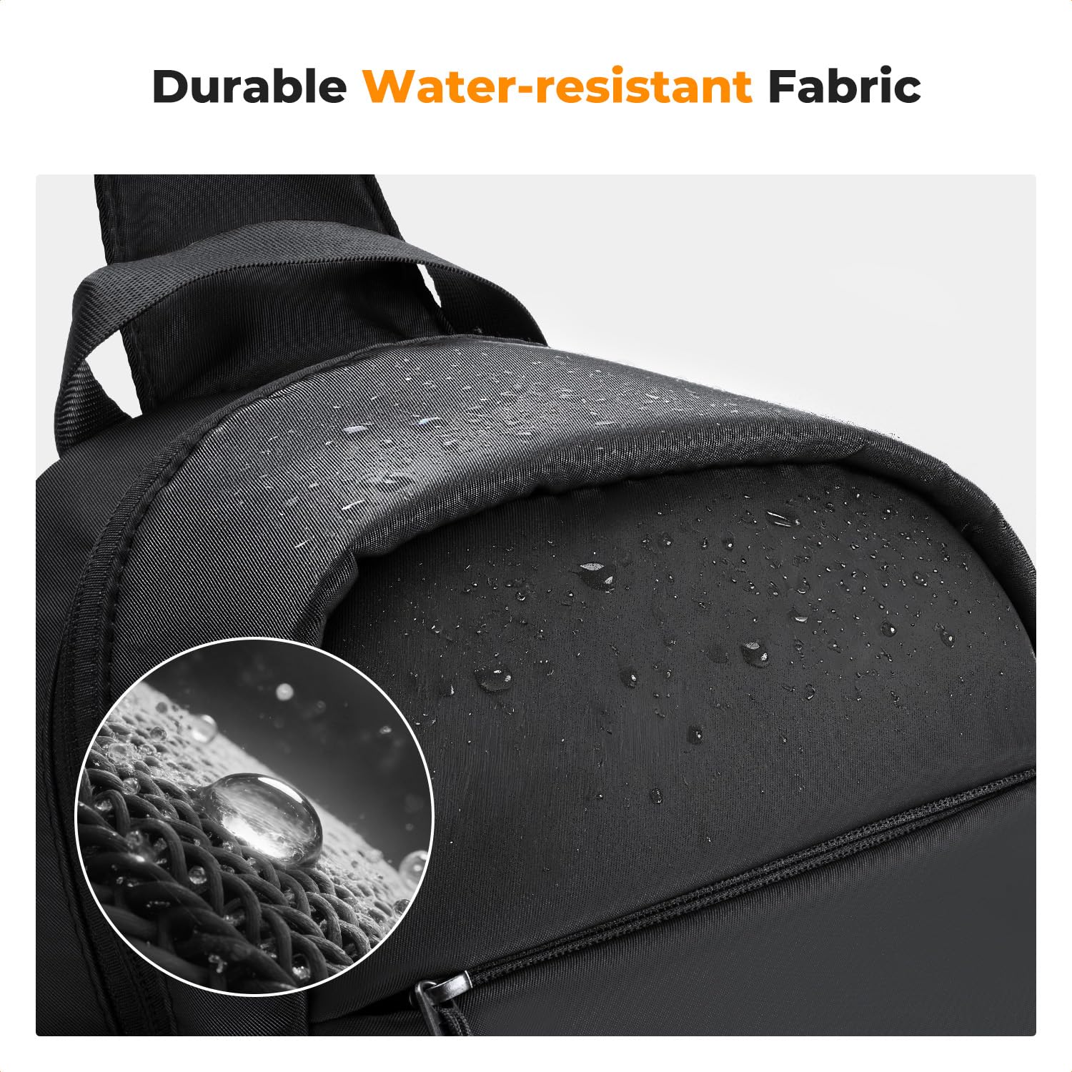K&F CONCEPT Borsa Fotografica, Zaino compatto di piccole Custodia per Macchine fotografica Reflex Compatta Videocamera impermeabile con tracolla regolabile e allargabile