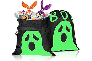 Halloween Glow in The Dark Trick or Treat Bags
