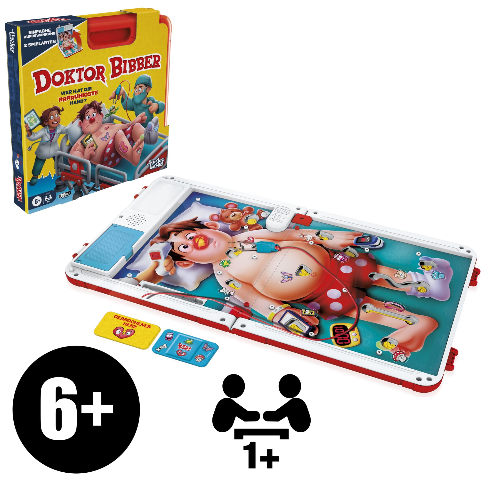 Doktor Bibber elektronisches Brettspiel in Einer Tragebox