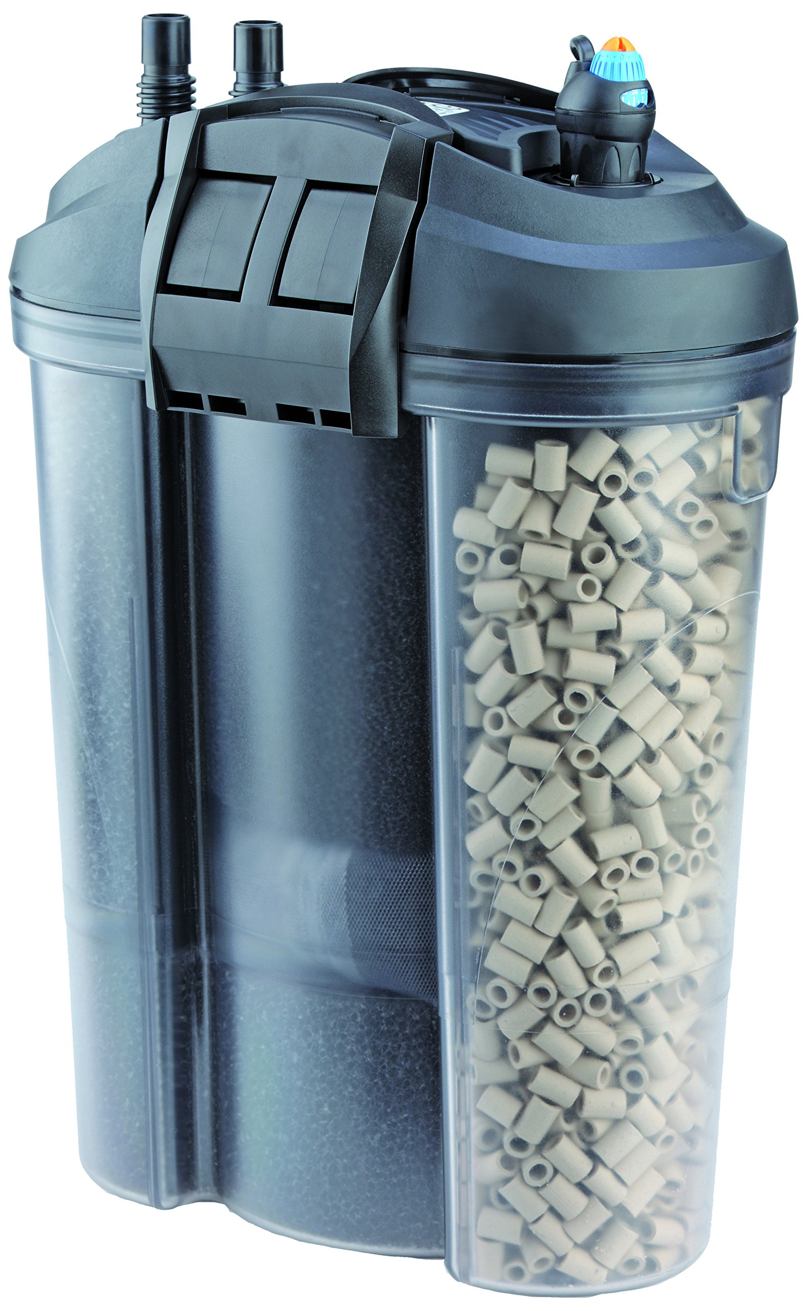 EDEN Filtro Externo 511-522 Thermo-Filtro Externo autocebante con Calentador de Control Integrado para filtrar, Limpiar, acondicionar y Calentar acuarios de Agua Dulce y Marinos