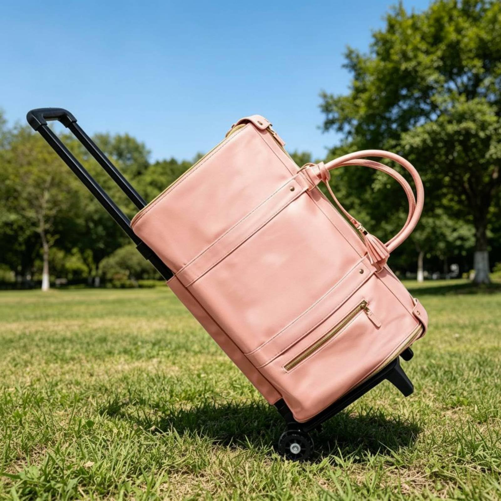 Valigia da Viaggio Borsa Garment Borsone, Array, Rosa, 52 25.4 31.75 CM