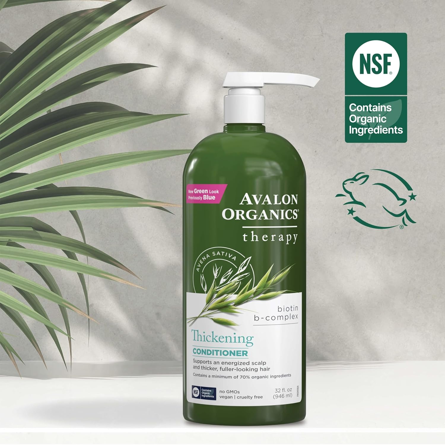 Avalon Organics Therapy Thickening Conditioner Biotin B-Complex, 32 oz - Image 7