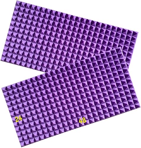 Miniatura 4 de Paquete de 4 paneles de espuma acústica, sala de instrumentos musicales, cine KTV, panel de acústica pirámide de gran tamaño, tablero de espuma