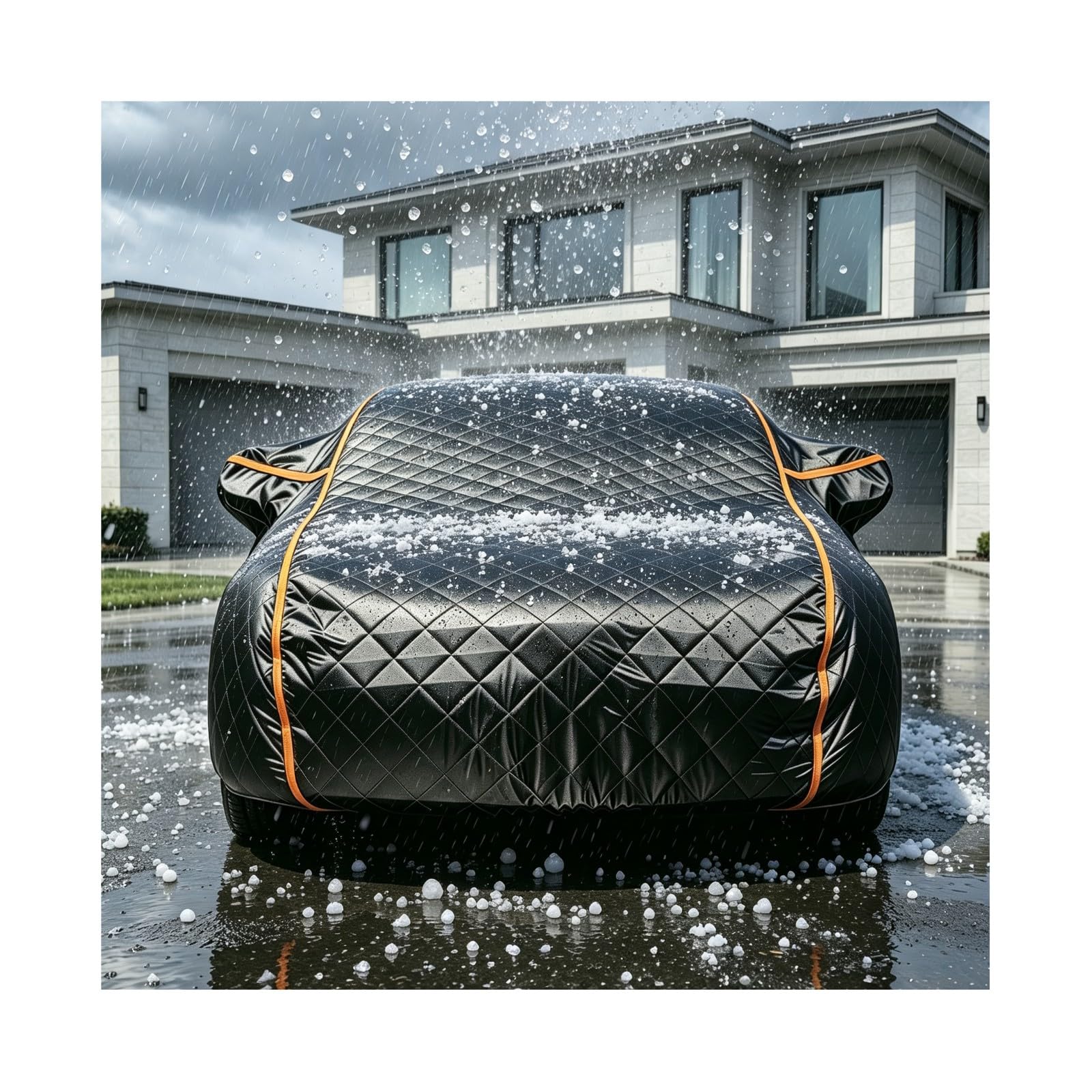 Funda Coche Antigranizo para Alfa Romeo Giulia (2016-2024) | Funda para vehículos de exterior para todo tipo de clima, duradera, a prueba de granizo, ventisca y resistente a los rayos UV