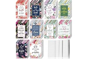 CHENGU 50 Pcs Religious Notepad Christian Journals Bulk Christian Gifts