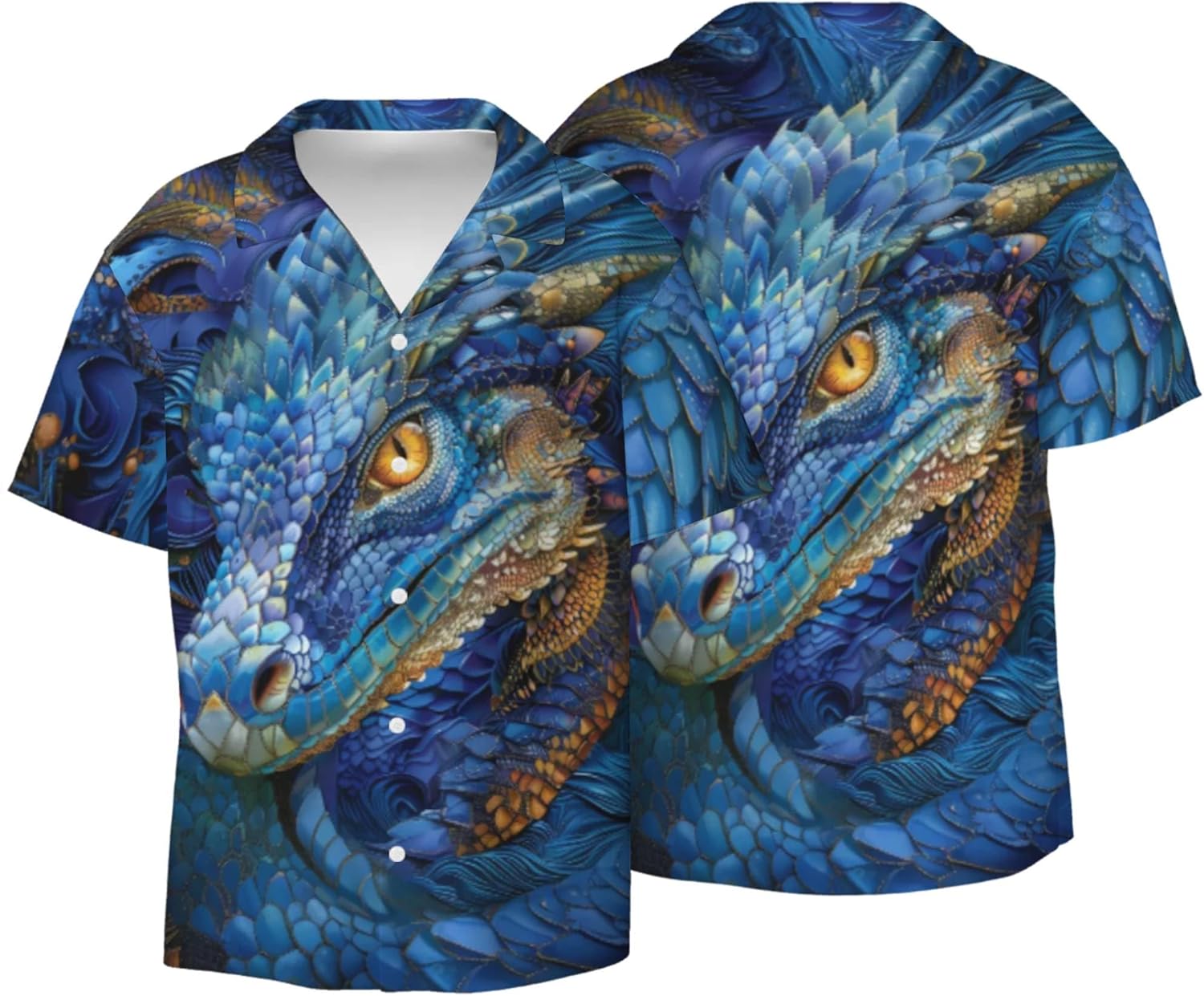 3D Pattern Print Shirt Unique Graphics Long Sleeve Casual Button Down Shirt Ideal Parties Family Gatherings Comfortable - Image 4