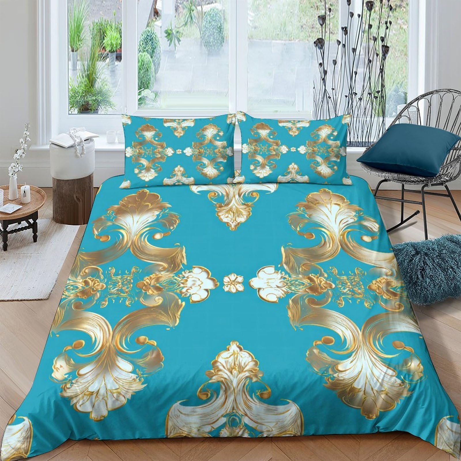 Ctjqhvkz Style-8 3D Printed Microfiber Fitted Sheet For Bed Protection With Anti-Slip Design, Easy To Wash, Ideal For Bedroom And Guest Room Decor Single（135X200cm）