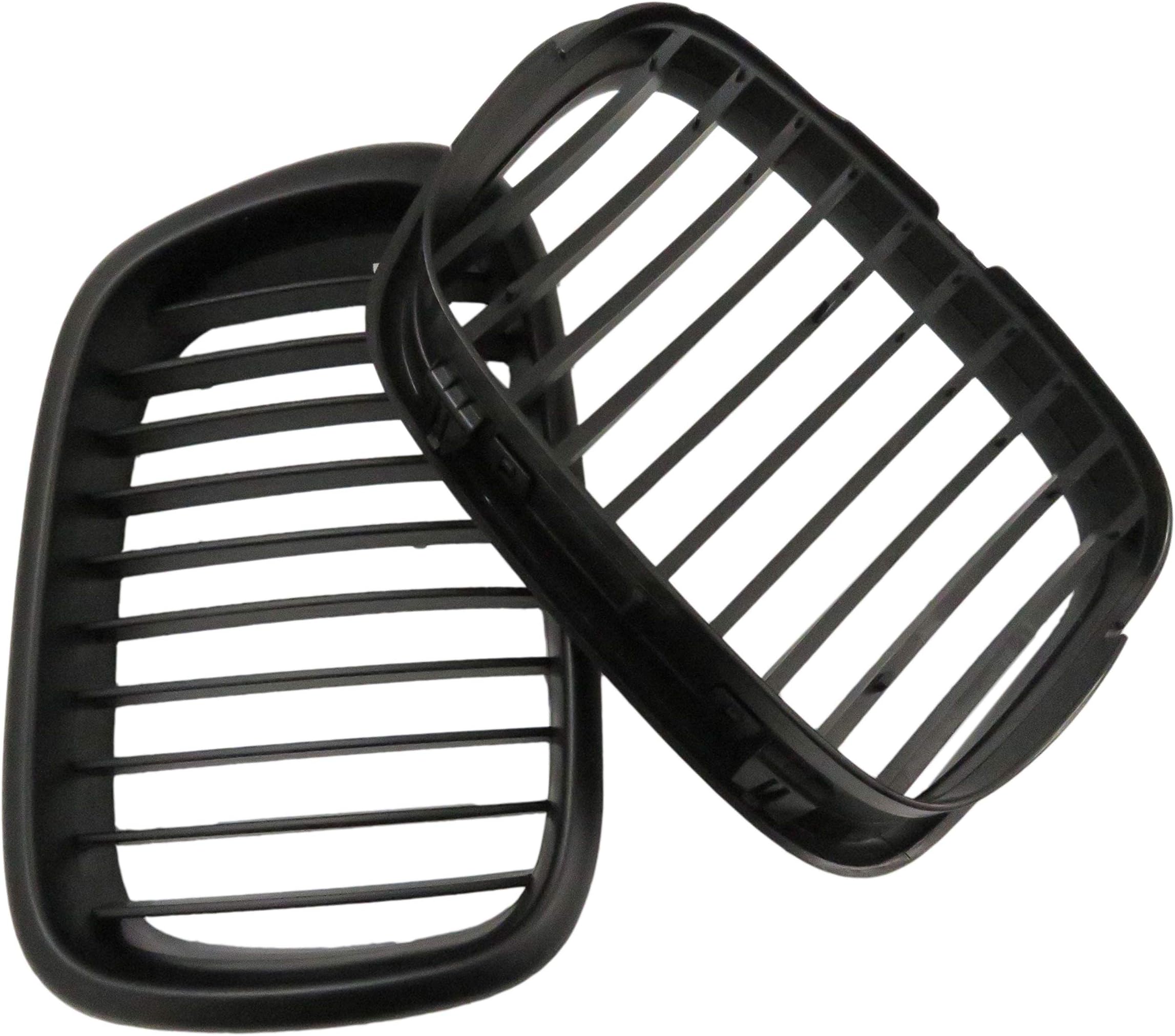 Matte Black Front Kidney Grille Grill for 97-03 BMW E39 5 Series 525i 528i 530i 540i M5 4-Door