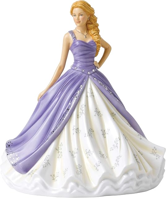 Royal Doulton Crystal Ball 40032102 Beautiful Occasion 22cm Lilac, Bone China, 22.5cm